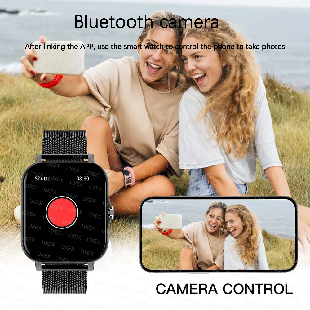2026 Women Smart Watch Fitness Clock Sports Heart Monitor Smartwatch Bluetooth Call Music Playback 1.83'' Surprise Gift Watches 4