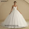 BEPEITHY Customized Princess Wedding Dresses 2022 For Women Sweetheart Ball Gown Bridal Dress With Jacket Court Train Vestidos 6
