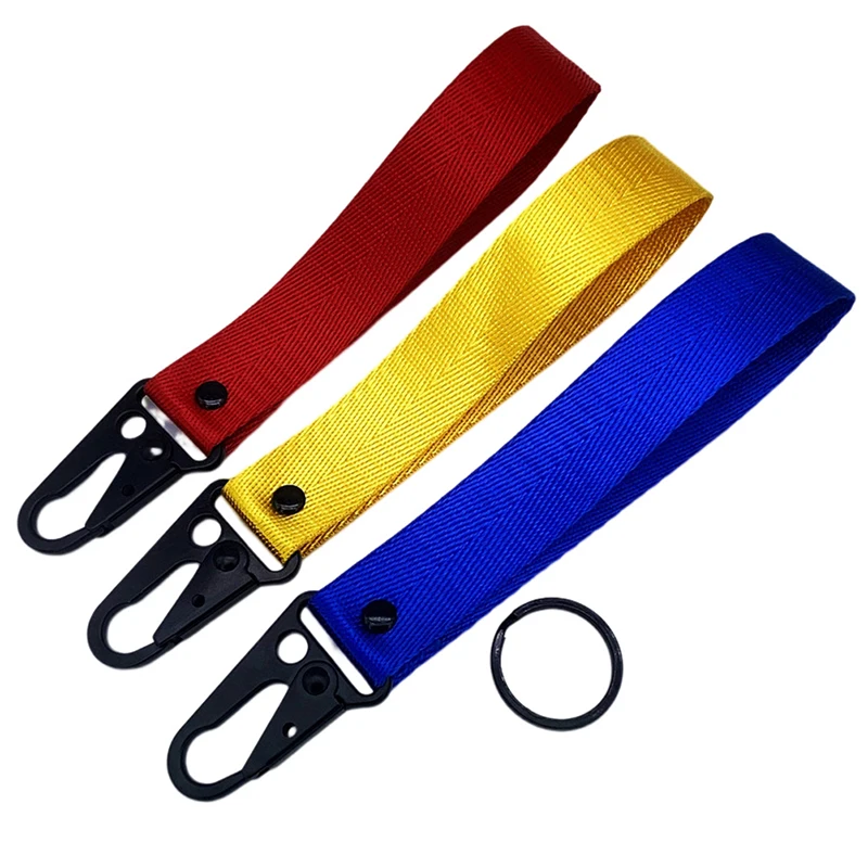 Universal 1pc Auto Schlüssel bund Lanyard Hänge band mit Metall Schlüssel halter Schlüssel ring Lanyard für JDM Auto Motorrad Schlüssel bund Schlüssel ring – Detail 6