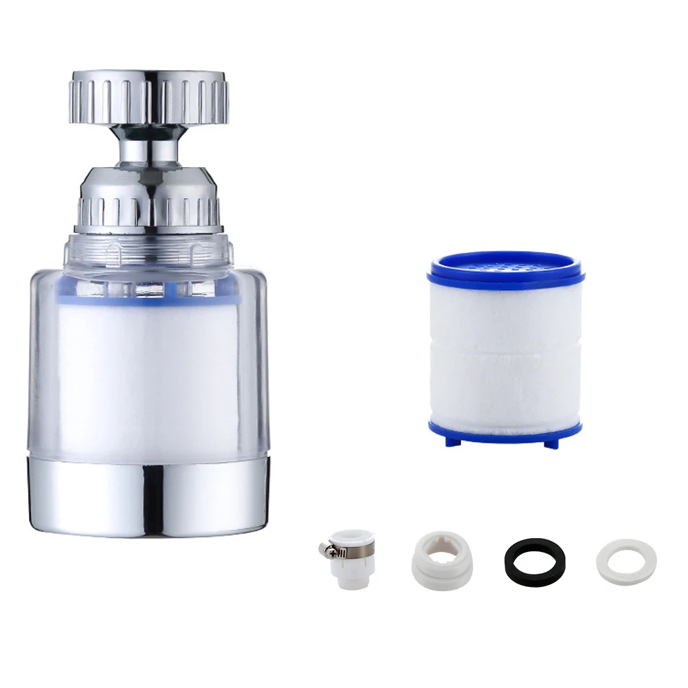 Tap Filter PP Cotton Filter Element 360 Degree Water Tap Interchangeable Element Kitchen Bathroom