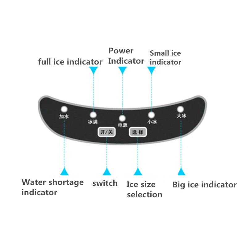 Mini Automatic Ice Cube Portable Ice Maker Making Machine for Home Use