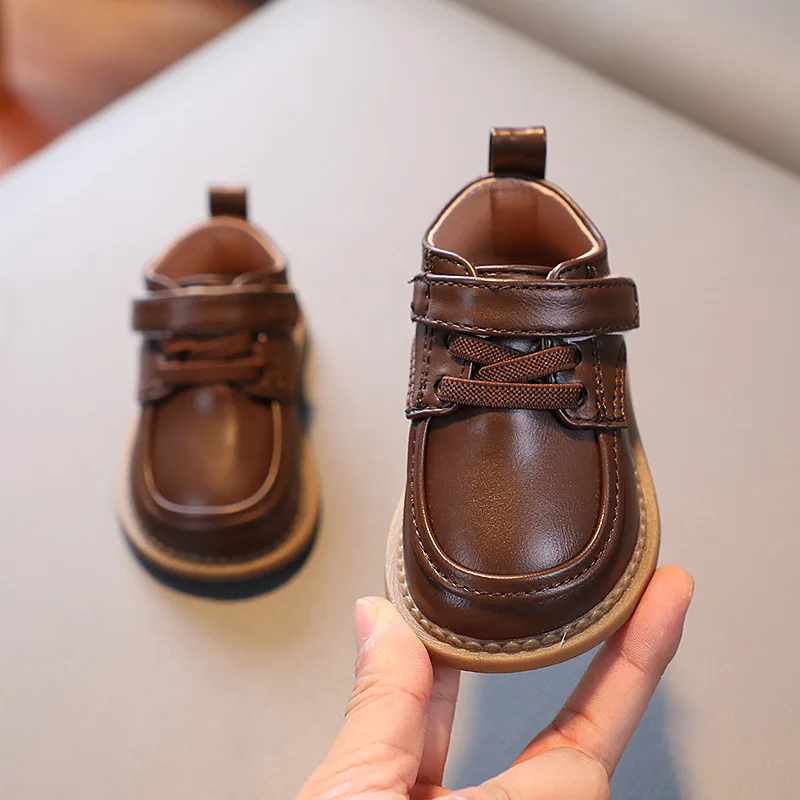 Baby Boy Shoes Spring Autumn Toddler Oxfords Infant Shoes Newborn First Walkers Party Wedding Baby Soft PU Leather Shoes For Boy 3