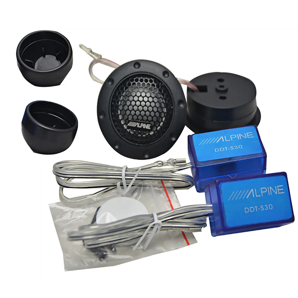 Tweeter Alpine DDT-S30 A Cupola Morbida 360W 2,5 Cm – Montaggio Flush O Angolare, 4Ω