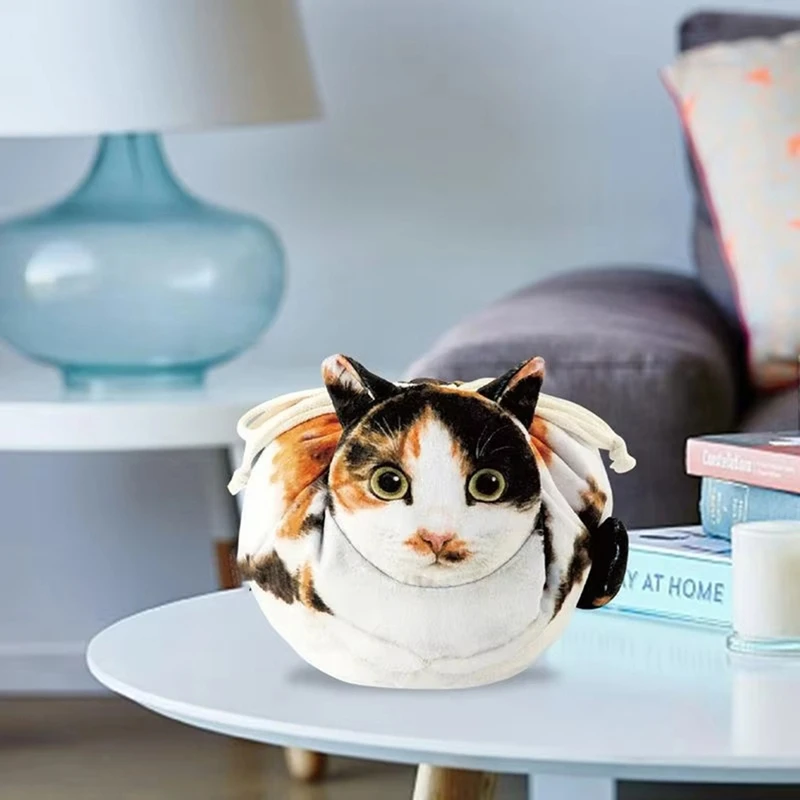 Cat Shape Cosmetic Bag Multifunctional Beauty Bag Dustproof Large-Capacity Ladies Travel Makeup Case Girl Makeup Bag 3