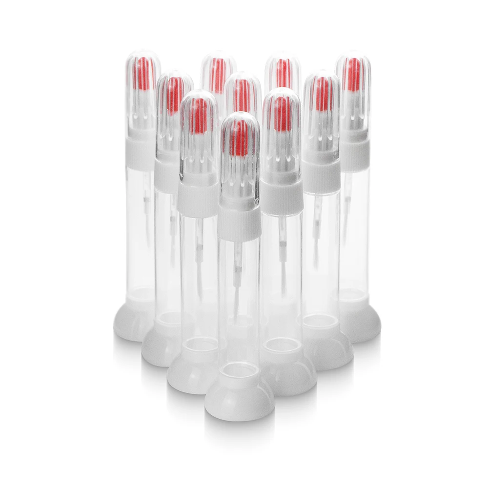 Nail Art Tools 2 IN 1 Dotted Pen Drawing Pen Needle Brush Dual-use Empty Bottle 100pcs/lot for Kimcci