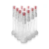 100pcs/lot (without printing) Kimcci Dotted Pen+Drawing Pen Nail Art Tools 2 IN 1 Needle Brush Dual-use  Empty Bottle 1