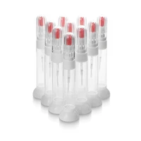 100pcs/lot (without printing) Kimcci Dotted Pen+Drawing Pen Nail Art Tools 2 IN 1 Needle Brush Dual-use  Empty Bottle 1
