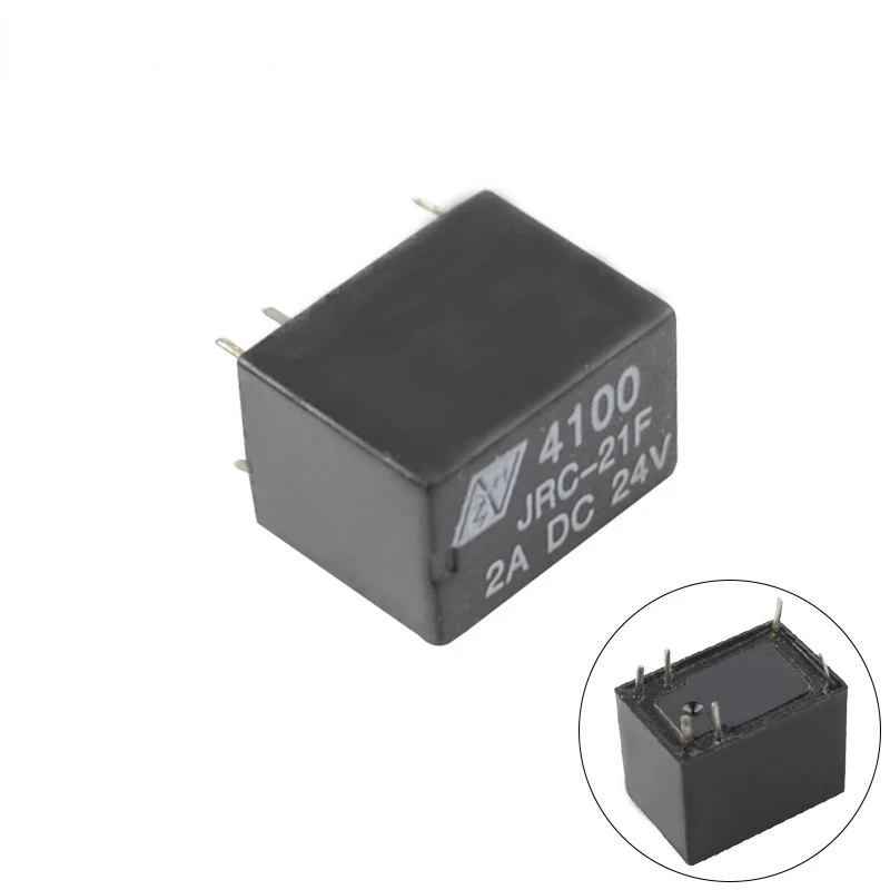 6 Pin JRC-21F Relay 10-Pack HK4100F-DC12V-SHG Relays - 3A