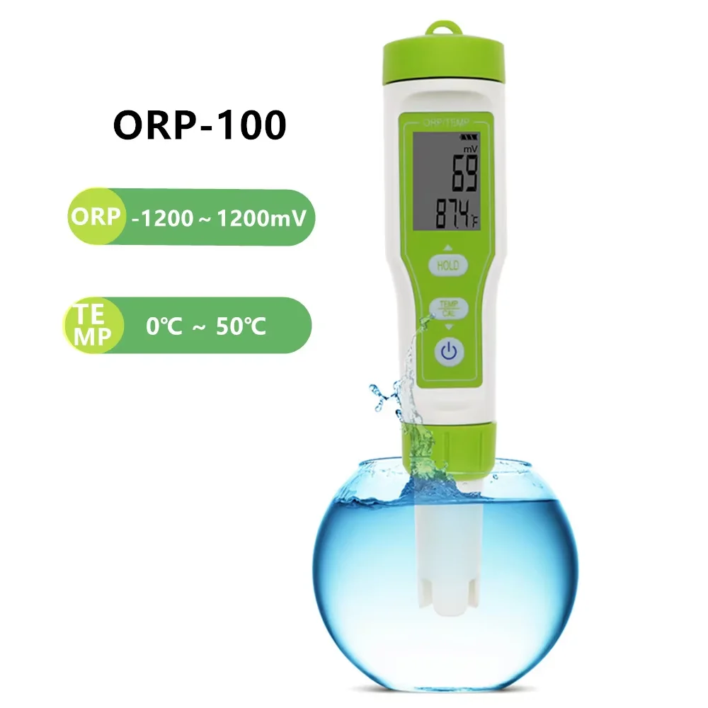 ORP-100 Digital ORP Meter Redox Tester Water Purity Analyser