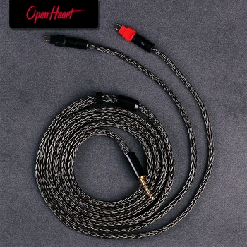 OPENHEART 16 Core Cavo Per Cuffie XLR 4.4mm 2.5mm 6.35mm Cavo Per Sennheiser HD580 HD600 HD650 hd545 hd565 hd535 HD660S HD6XX 1