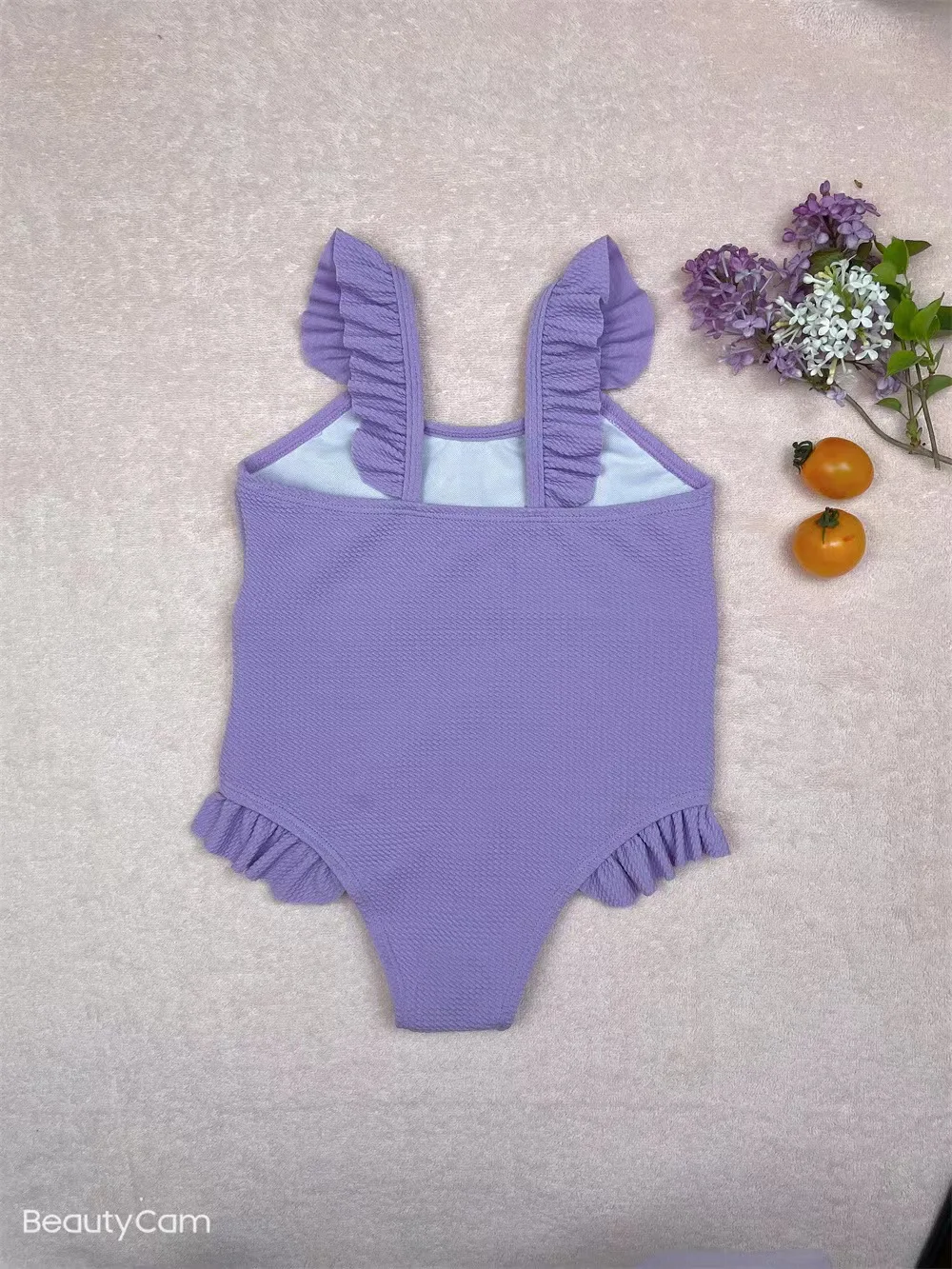 New Fashion Cute Kid One-Piece Sweet Girl Swimwear Stylish Child Hot Summer Beachwear Bathingsuit