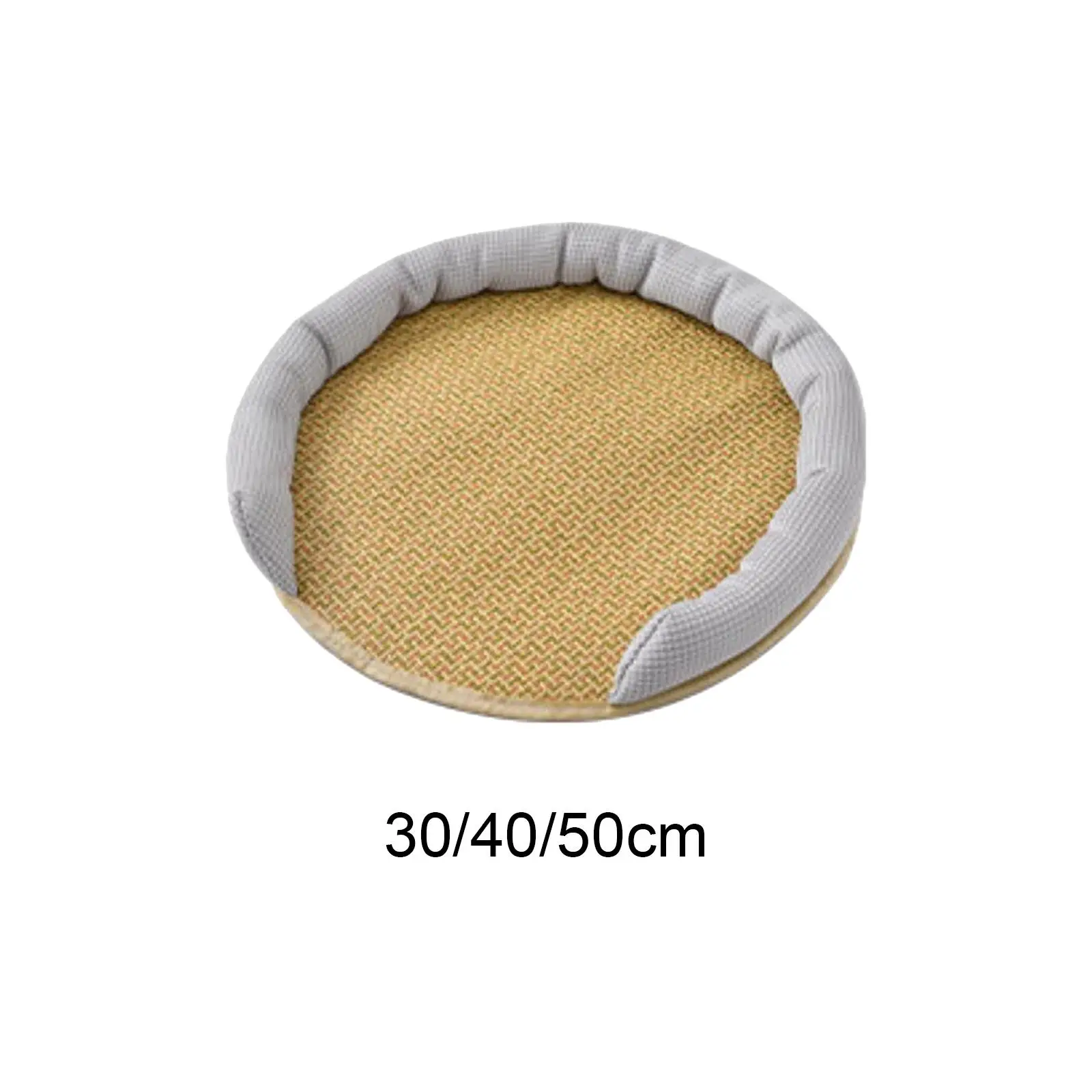 

Охлаждающий коврик из ротанга для домашних животных, летний матрас, дышащая подушка, кровать для сна для кошек и щенков