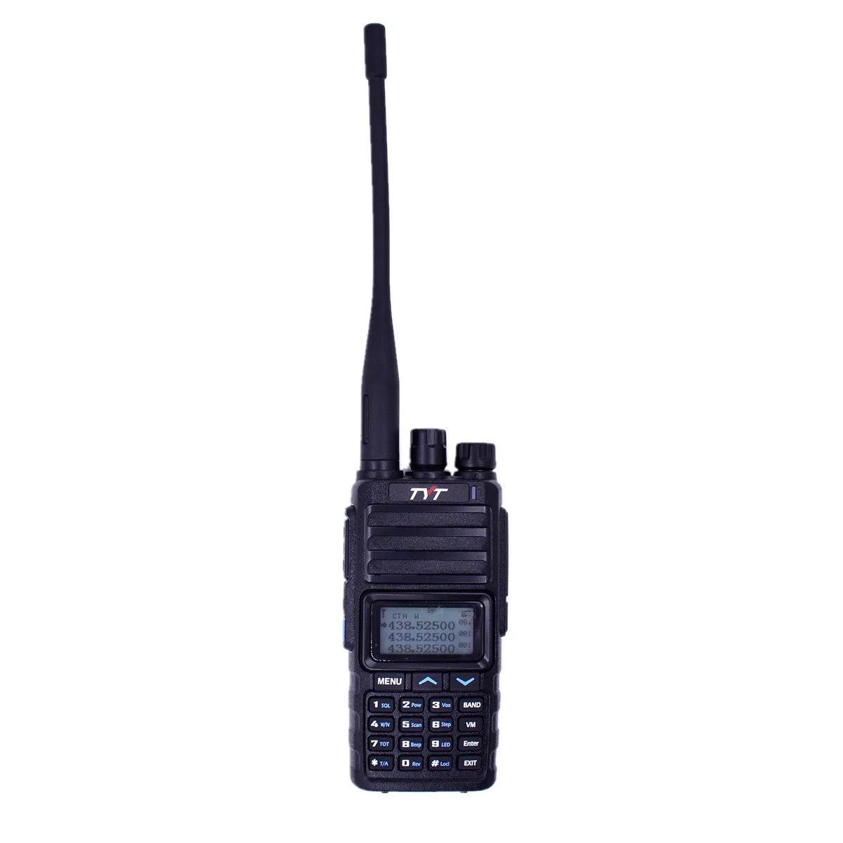 켄우드 WOUXUN 양뱡향 라디오 Baofeng UV-5R을 위한 워키토키타입 안테나, 정품 나고야 Na-771, SMA-F 단자, 144MHz, 430MHz, VHF, UHF 안테나 10 TYT TH-350 트라이 밴드 아마추어 햄 라디오 FM 트랜시버, 136-174MHz 220-260MHz 400-470MHz 대기 디스플레이, 무선 통신