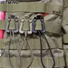 Useful 1PCS Webbing Dominator Elastic Cord Hang Buckle Clip Outdoor Travel Kits