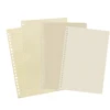PLRBOK 50 Sheets 100 Pages A5 B5 A4 Loose Leaf Paper Binder Inner Pages 20/26/30 Holes Office Accessories Notebook Stationery 6