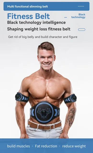 Ceinture Abdominale EMS VeoFit - 10 Programmes 40 Niveaux - Tonification Complète