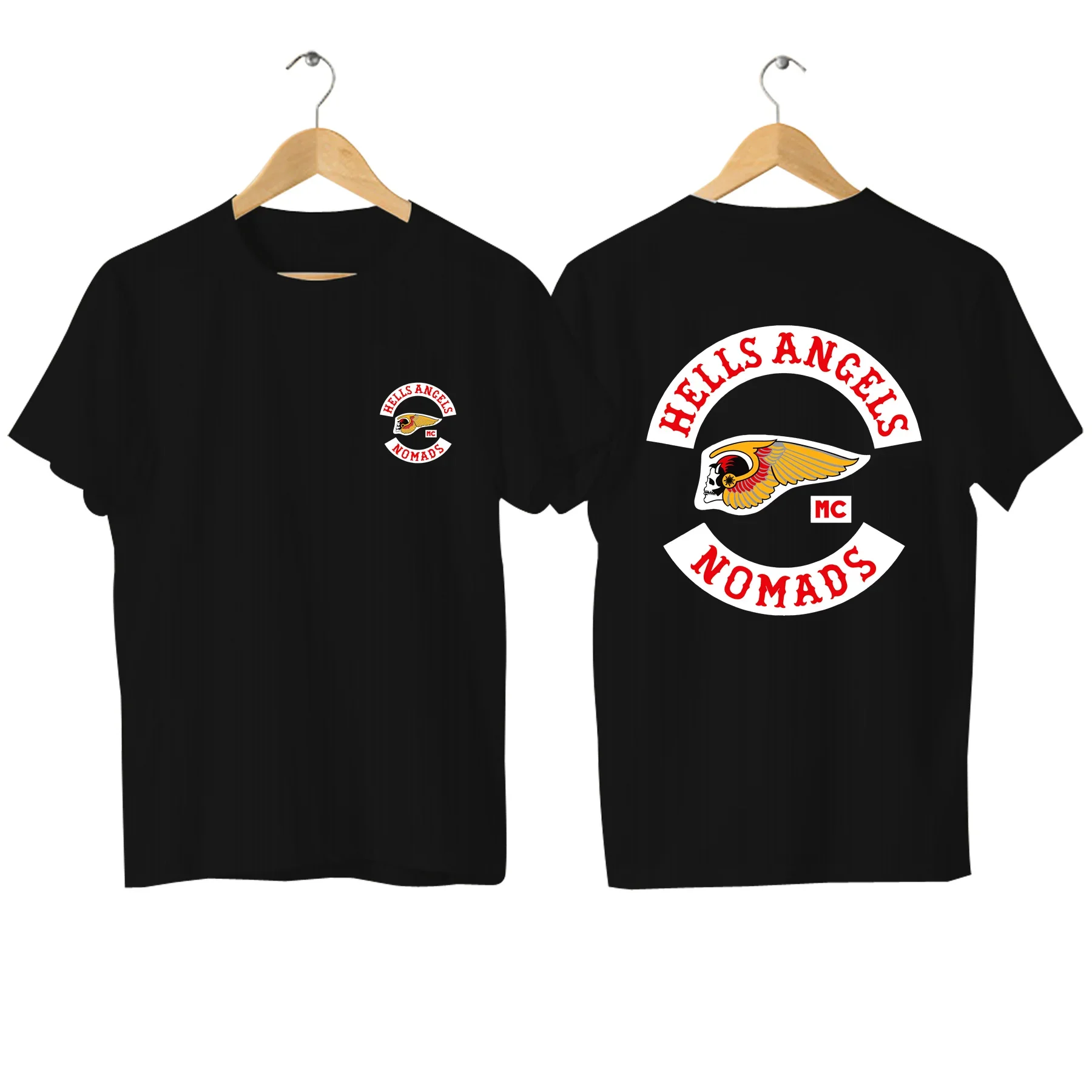 

2024 Men T Shirt Casual Germany Motorcycle Club Nomads Hells Angels T-shirt Graphic Oversized Comfortable Streetwear S-3XL