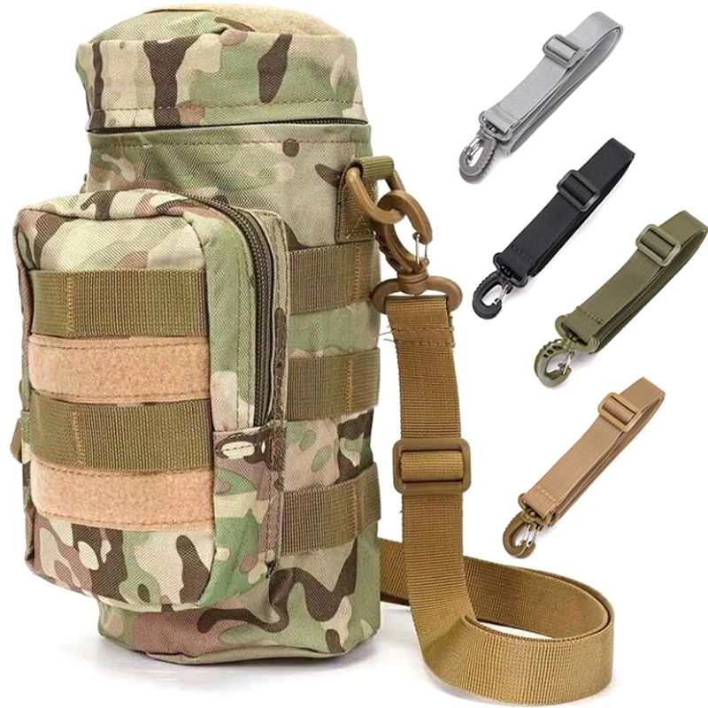

1PC Universal Tactical Bag Strap Outdoor Adjustable Replacement Nylon Shoulder Strap for Water Bottle Hunting Bag