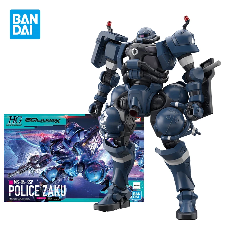 Bandai HG 1/144 Police Zaku Action Figures Mobile Suit