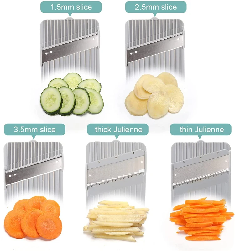 5 in 1 Mandoline – Safe Vegetables Slicer – Fulfillman