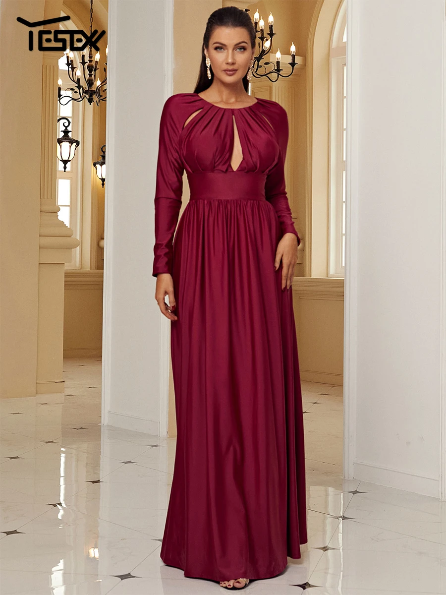 yesexy-inverno-bordeaux-pieghettato-ritaglio-manica-lunga-abiti-eleganti-maxi-per-abito-da-sera-abito-da-sposa