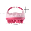 Scalp Brush Massager Sculp Scrubber Brush Wheat Straw Biodegradable Silicone Shampoo Brush Hair Scalp Massager For Hair Growth 6