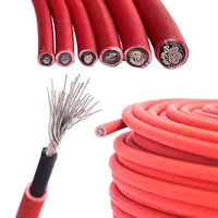 Câble d'extension de panneau solaire 1-10M, 16 10 6 4 2.5 1.5 mm2 6/8/10/12/14/15/16AWG, noir et rouge avec connecteur de fil solaire PV 5