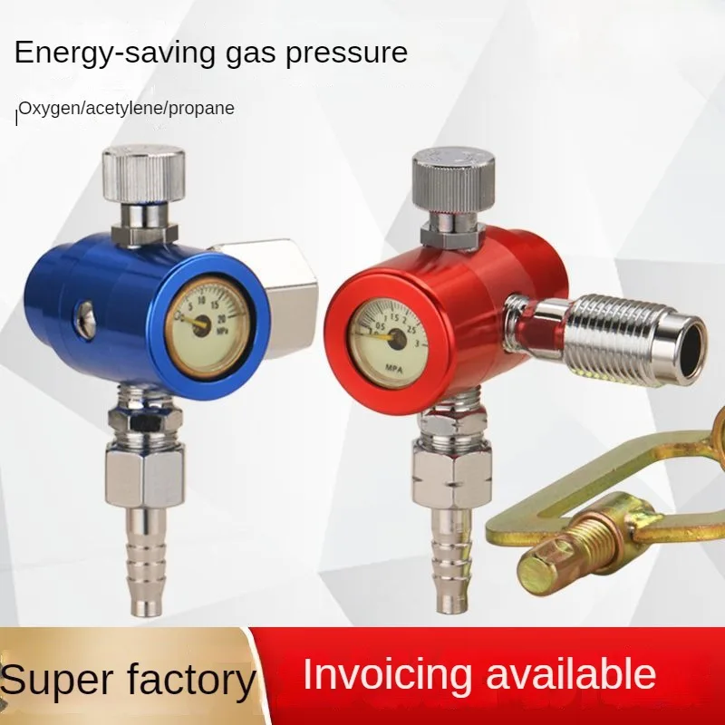 Three Prevention and Energy Saving Oxygen Propane Acetylene Meter Pressure Reducer Pressure Gauge Anti Drop and Explosion-proof