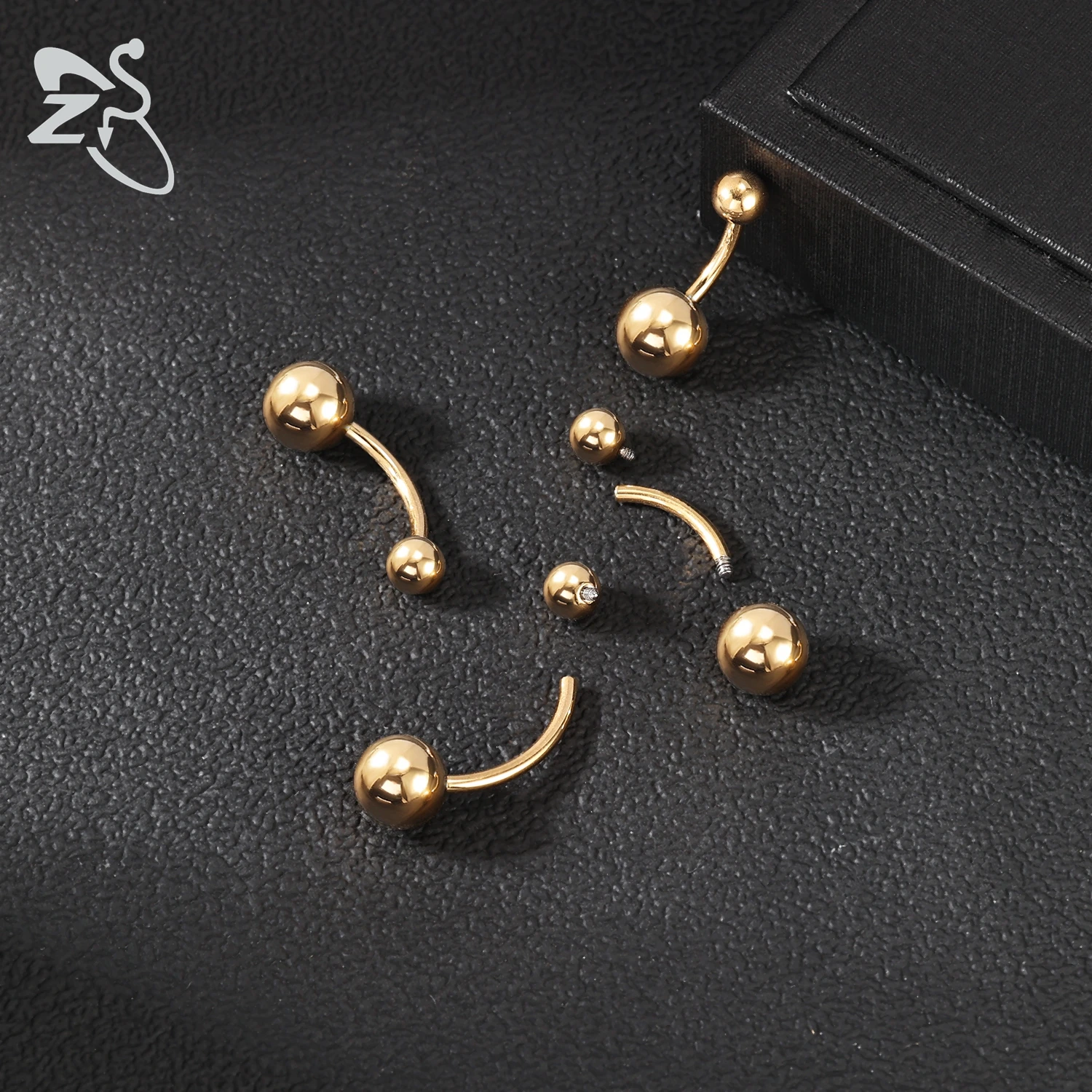 1 PC G23 Titanium Steel Belly Button Ring For Women CZ Crystal Internally Threaded Navel Barbell Stud Long Bar Body Piercing piercing jewelry belly button piercings body piercing jewelry body jewelry