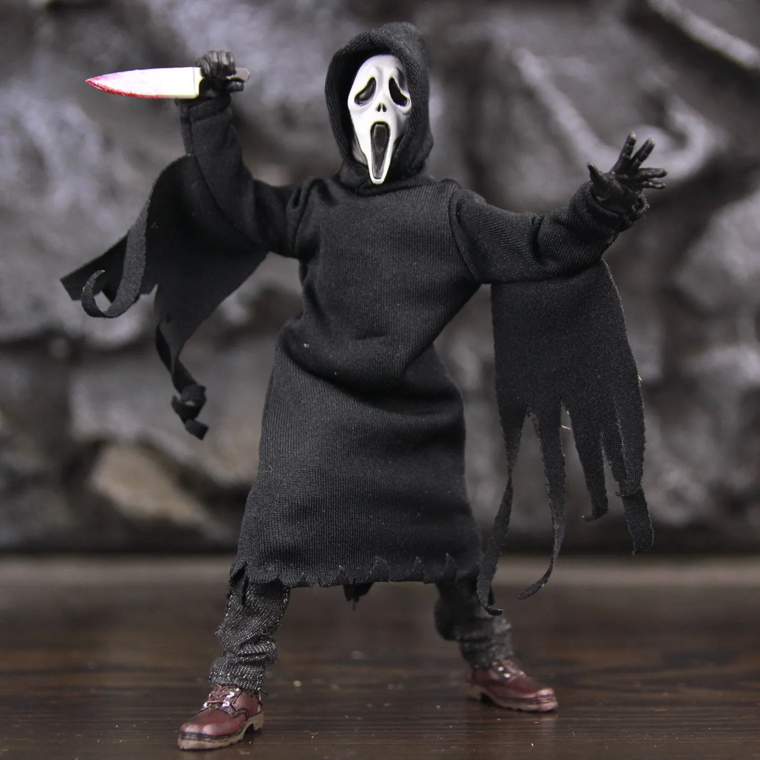 ClassicHorrorFilmScaryMovieScream6ActionFigureStabWhiteGhost