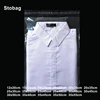 StoBag 100pcs PE Transparent Plastic Clothes Self Adhesive Bags Packaging Storage Shirt Sealed Clear Reusable Pouches Wholesale 1