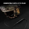U94 PTT V2 Model U174 Cable Plug Militar Hunting Tactical Headset Adapter for Walkie Talkie Motorola Kenwood BAOFENG Radio 5