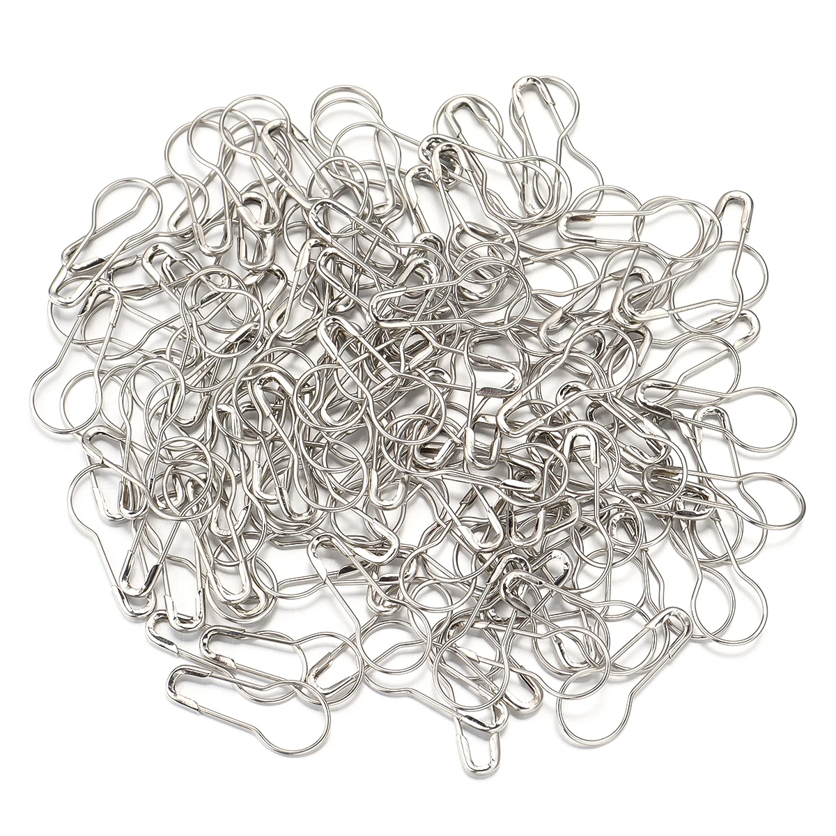 200 stücke Metall Sicherheitsnadeln Bunte Kürbis Glühbirne Form Pins Für Locking Stricken Stich Marker Kleidung Nähen Pins Clips Liefert – Detail 23