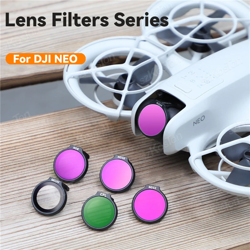 Sunnylife Lens For DJI Neo Filters ND CPL 4/8/16/32 /64 Camera Filters For DJI Neo Filter Glass Lens Drone Accessories