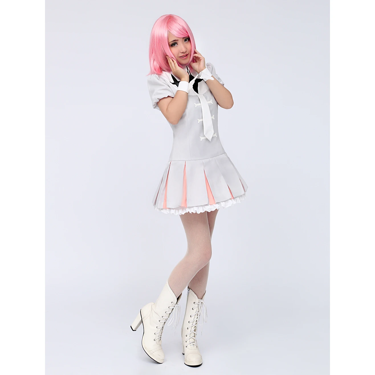 

Косплей-костюм Nonon Jakuzure из аниме KILL la KILL, женское платье для Хэллоуина, карнавальный костюм, Японский Школьный комикс, комплект униформы