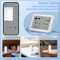 Tuya WiFi Weather Station Temperature Humidity Sensor Thermometer Hygrometer Max 9 SubDevice IP65 Waterproof Workwith SmartLife - Image 3