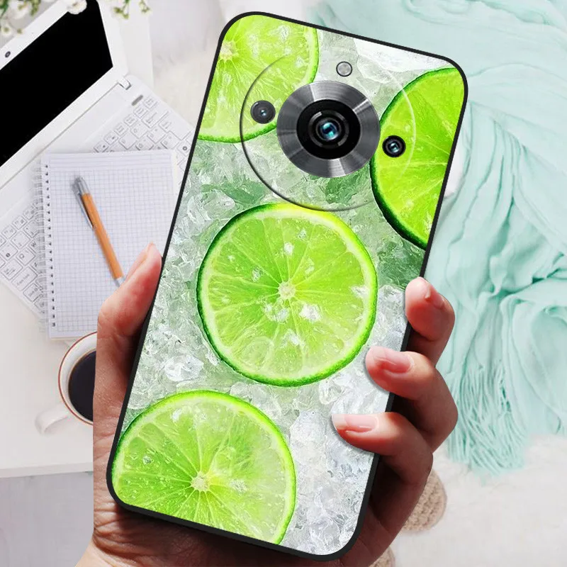 Black Silicone Bumper Case with Wolf and Lion Design - Soft TPU Covers