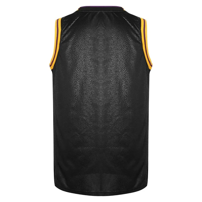 New Summer Mens Basketball Jersey Sportswear Quick Dry Breathable Basketball Sleeveless Black Training Shirt Man