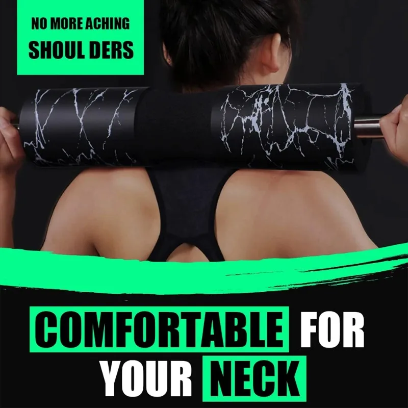 

Barbell Pad Squat Pad For Squats Neck Shoulder Protective Lunges Hip Thrusts Standard and Olympic Bars Weight Lifting Training