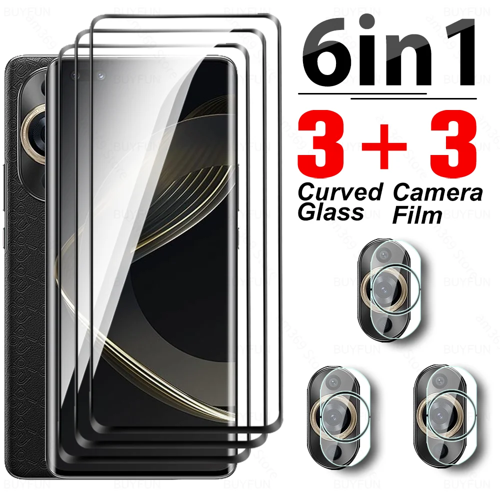 

For Huawei Nova 11 Pro 4G 6To2 Curved Tempered Glass Camera Film Huawey Nova11Pro 10 Pro 9 10Pro Nova10 Nova9 Screen Protector