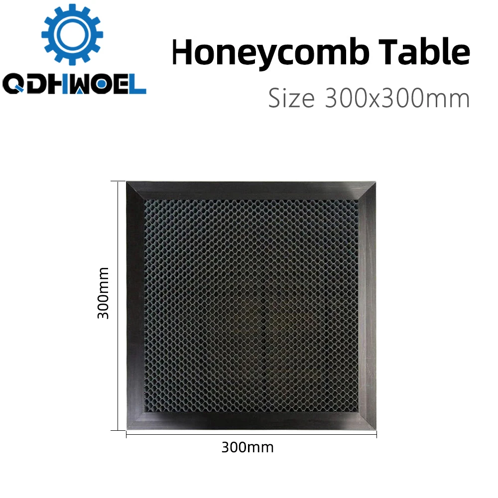 300 * 300mm Honeycomb Laser Bed Honeycomb Working Table Laser Honeycomb for  CO2 or Laser Engraver Cutting Machine with Aluminum Plate with Engraving