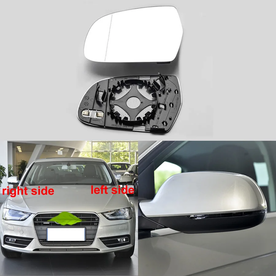 For Audi A4 A4L 2013 2014 2015 2016 Car Accessories Side Mirrors Reflective Lens Rearview Mirror
