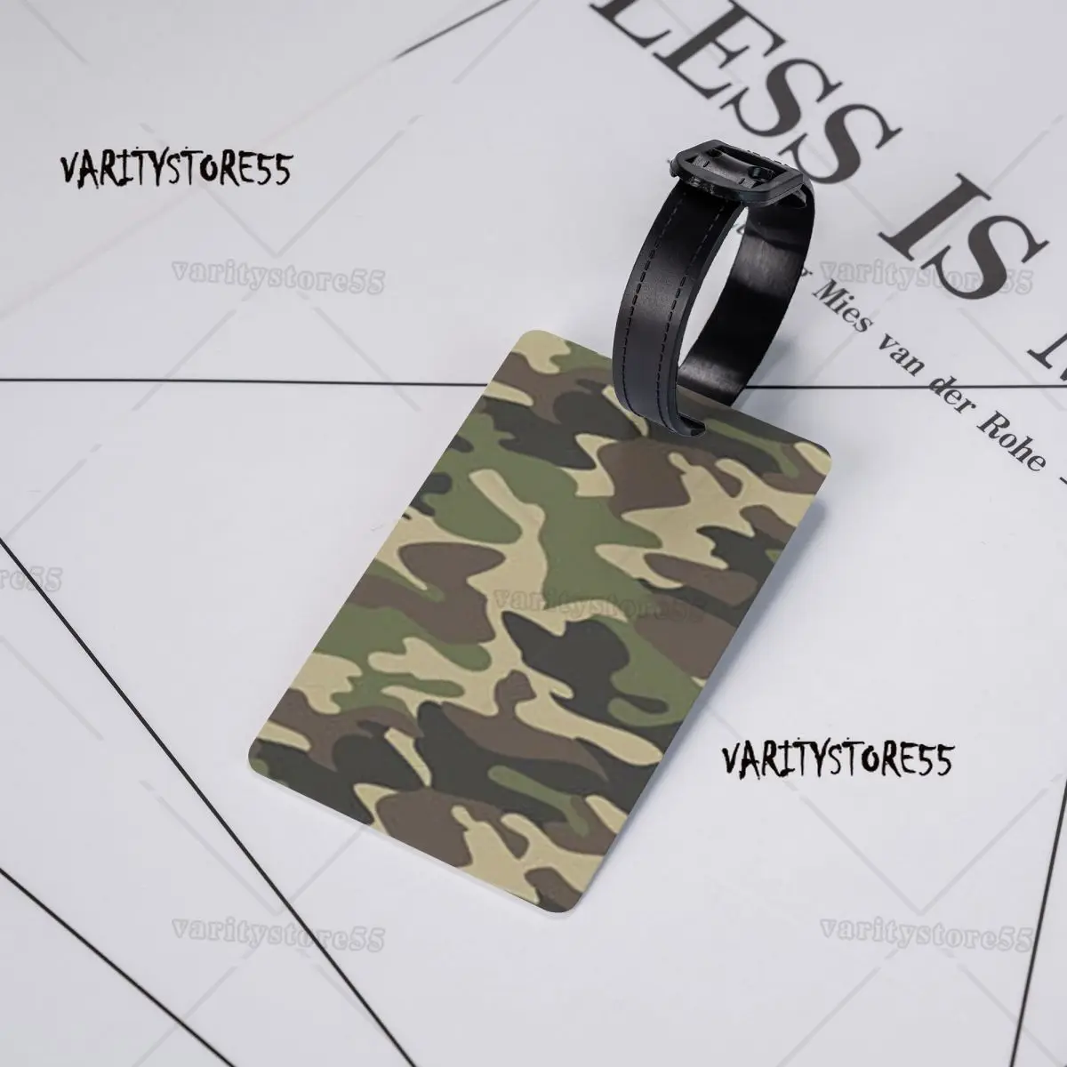 Camo Camouflage Luggage Tag Military Tactical Suitcase Baggage Privacy Cover ID Label 5