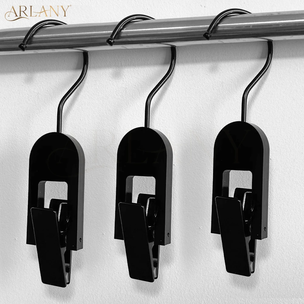 ARLANY 의류용 아크릴 헤어 익스텐션 행어, 세탁 걸이식 보관 클립, 미끄..