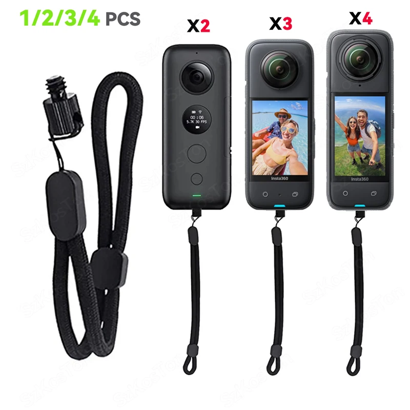 

Wrist Hand Strap Anti-slip Anti-lost Rope Mount Holder Clip Hand Wrist Strap for ONE X2 Insta360 X3 X4 Camera Accessories