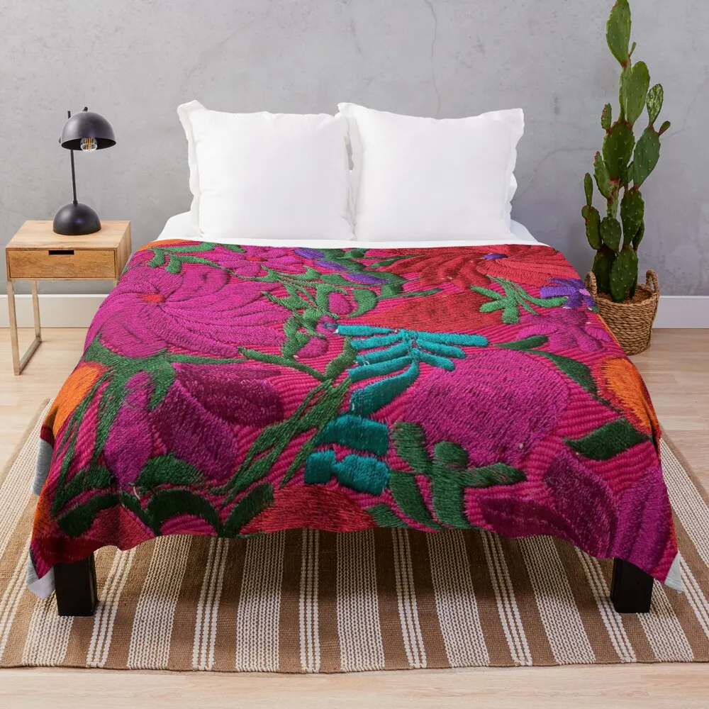 

Mexican Embroidered Throw Blanket blankets and throws
