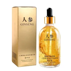 24k Gold Hyaluronic Acid Facial Lifting and Whitening Serum - Anti-Aging Collagen Essence - Gold Ginseng
