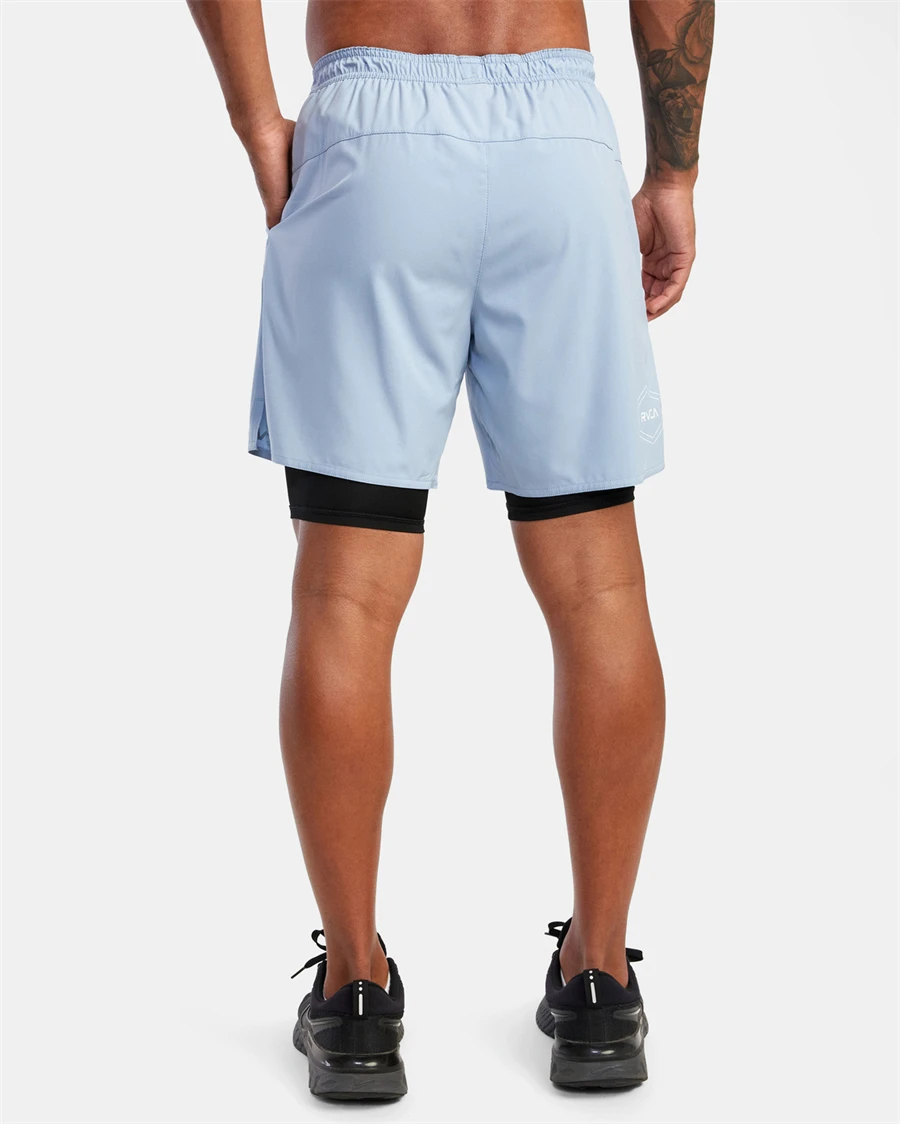 2022 New camouflage Running Shorts Men 2 in 1 Sports Jogging Fitness tatting Quick Dry Gym Training Sport Workout Short Pants