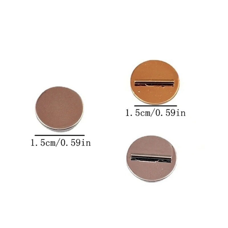 3 Pairs Clothing Brooch Holder Magnet Mini Pin Converter Magnetic Brooch  Converter Buckle 