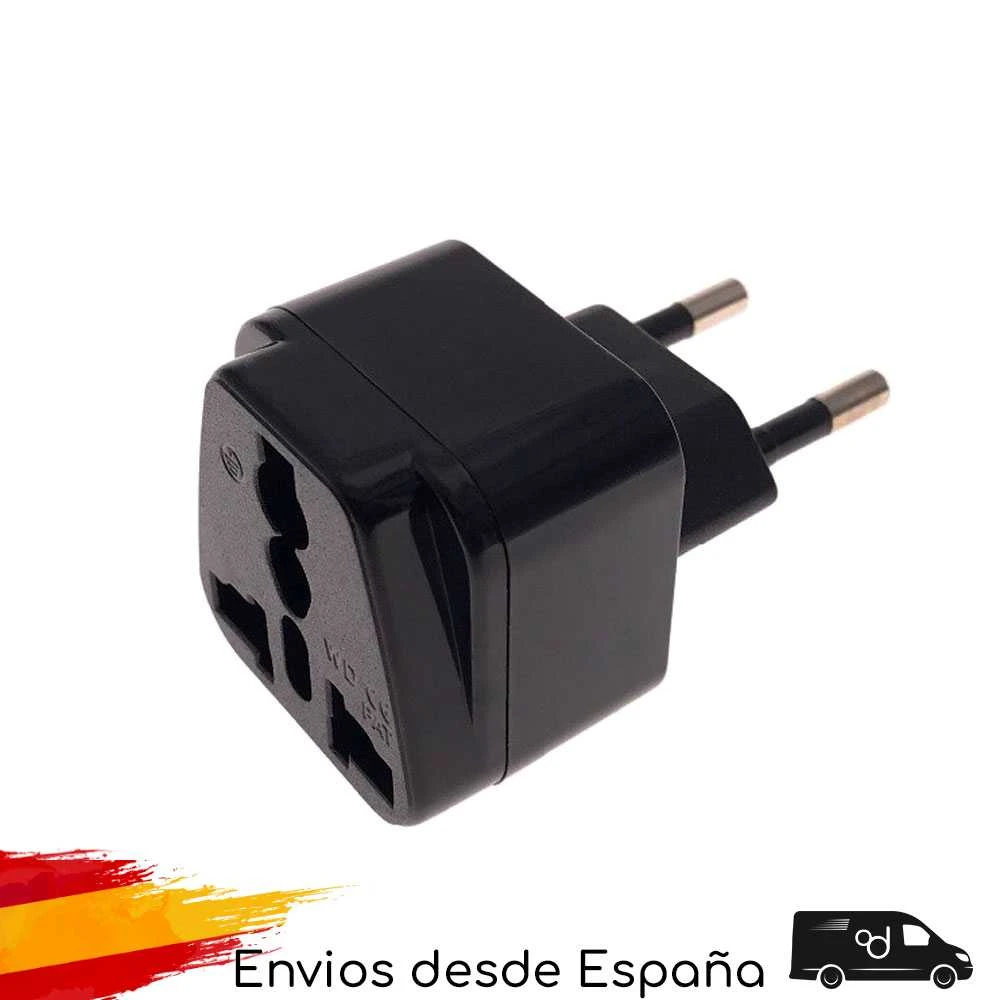 Adaptador UK Ingles Europeo UE Asia USA EEUU Conversor Europa Universal|Adaptadores AC/DC| -